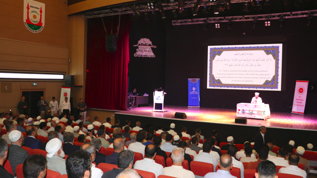 Şanlıurfa’da “Peygamberimiz ve Aile Ahlakı” konferansı