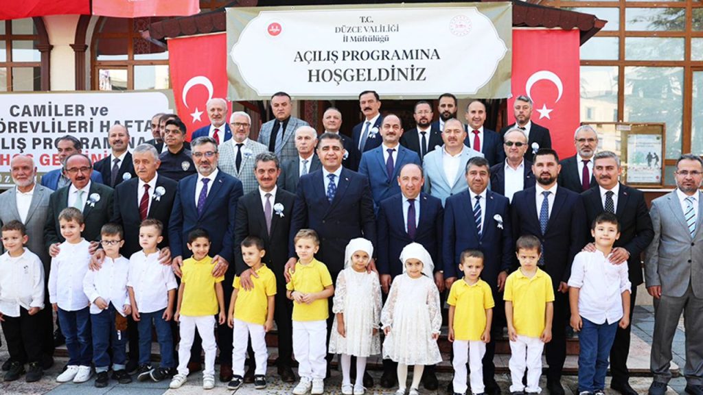 Düzce’de “Camiler ve Din Görevlileri Haftası” programı