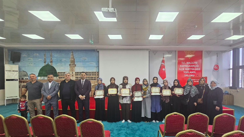 Haliliye’de 46 öğrenci icazet aldı
