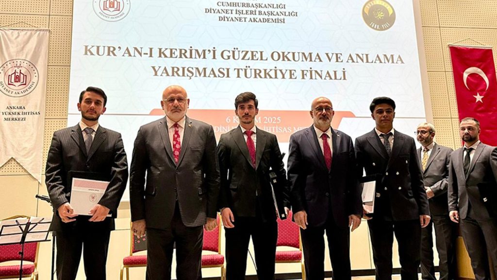Kur’an-ı Kerim’i Güzel Okuma ve Anlama Yarışması Türkiye Finali gerçekleştirildi