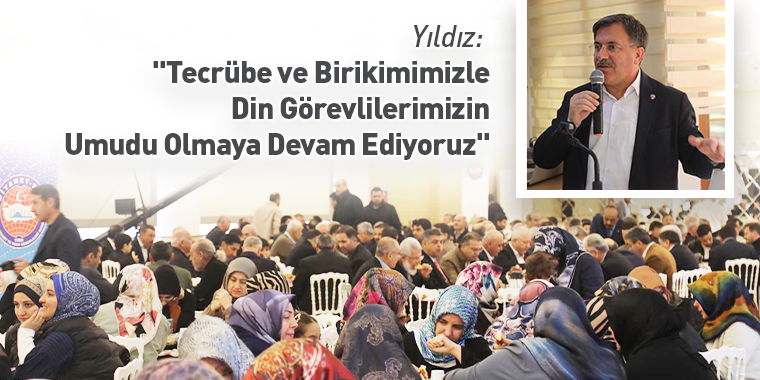 Diyanet-Sen Genel Başkanı Ali Yıldız Antalya’da Din Görevlileriyle Buluştu