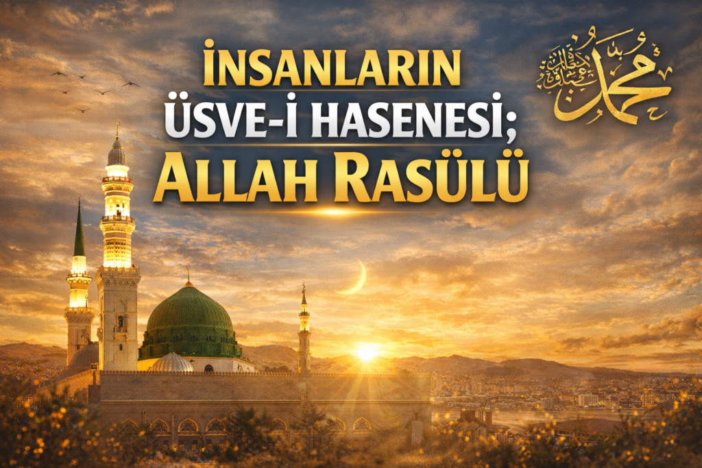  İNSANLARIN ÜSVE-İ HASENESİ; ALLAH RASÜLÜ